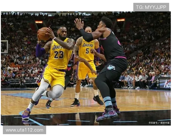 NBA直播湖人vs热火第二节激烈对决，詹姆斯关键三分引爆全场